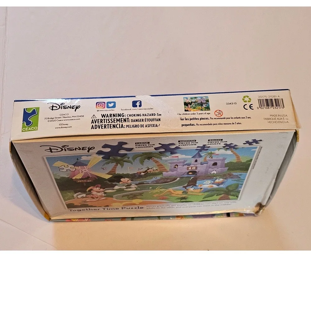 Disney Mickey Mouse Together Time‎ 400 Piece Family Jigsaw Puzzle Ceaco 42343